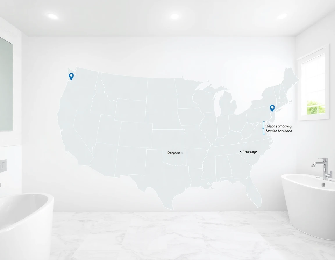 Bathroom Remodeling Service Areas Map
